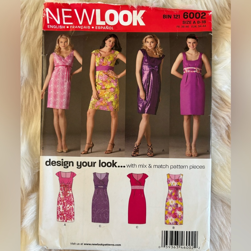 Newlook Sewing Pattern 6002 Uncut